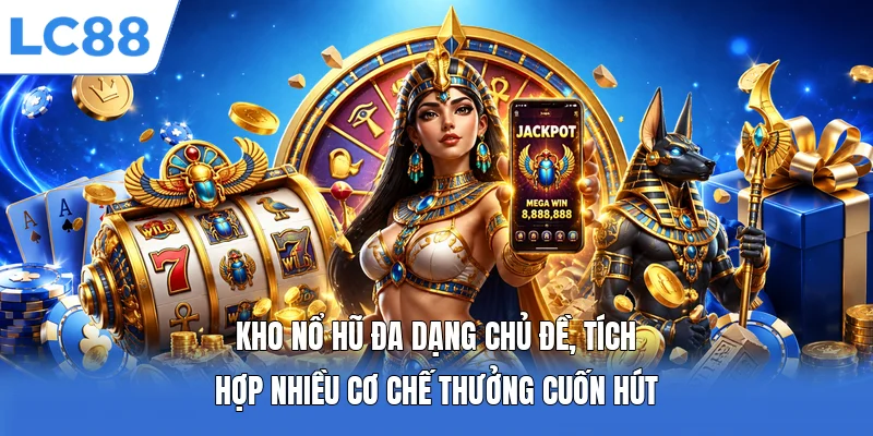 Kho nổ hũ đa dạng chủ đề, tích hợp nhiều cơ chế thưởng cuốn hút
